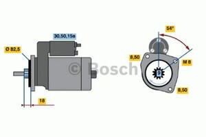 Фото Стартер Bosch 0 986 010 410