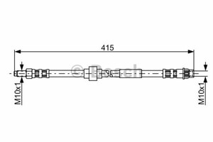 Фото Гальмівний шланг Bosch 1 987 481 165