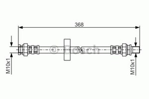 Фото Гальмівний шланг Bosch 1 987 481 180