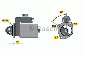 Фото Стартер Bosch 0 001 218 131