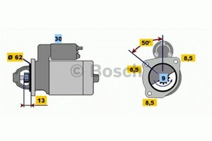 Фото Стартер Bosch 0 986 011 941