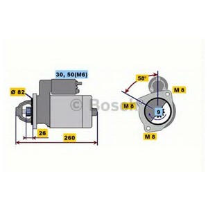 Фото Стартер Bosch 0 001 218 159