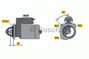 Фото Стартер Bosch 0 986 018 220