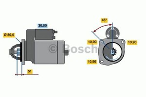 Фото Стартер Bosch 0 986 011 280