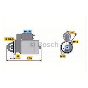 Фото Стартер Bosch 0 001 110 128