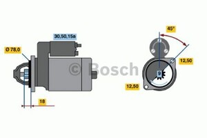 Фото Стартер Bosch 0 986 010 690