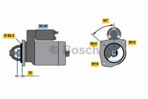 Фото Стартер Bosch 0 986 015 930