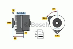 Фото Генератор Bosch 0 986 033 200