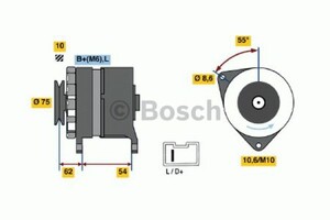 Фото Генератор Bosch 0 986 037 791