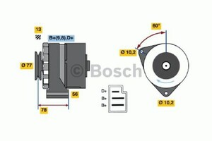 Фото Генератор Bosch 0 986 031 430