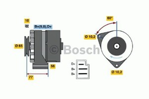 Фото Генератор Bosch 0 986 034 620