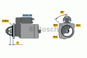 Фото Стартер Bosch 0 986 012 340