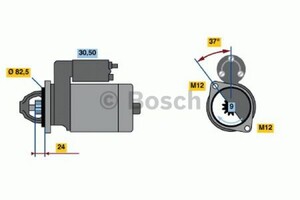 Фото Стартер Bosch 0 986 011 090