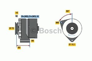 Фото Генератор Bosch 0 986 038 100