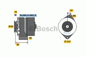 Фото Генератор Bosch 0 986 039 450