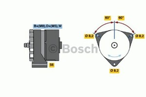 Фото Генератор Bosch 0 986 038 050