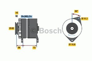 Фото Генератор Bosch 0 986 034 480