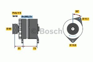 Фото Генератор Bosch 0 986 037 130