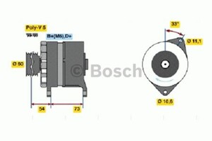 Фото Генератор Bosch 0 986 037 160