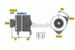 Фото Генератор Bosch 0 986 034 841