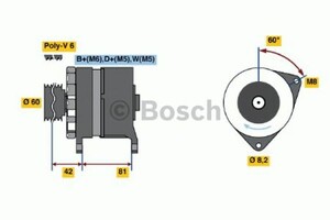 Фото Генератор Bosch 0 986 036 150