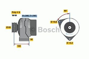 Фото Генератор Bosch 0 986 039 941