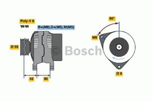 Фото Генератор Bosch 0 986 038 650