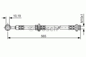 Фото Гальмівний шланг Bosch 1 987 476 133