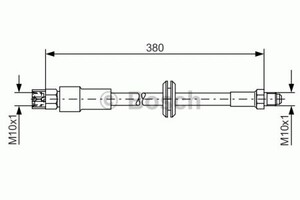 Фото Гальмівний шланг Bosch 1 987 476 140