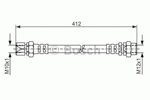 Фото Гальмівний шланг Bosch 1 987 476 144