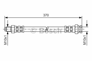Фото Гальмівний шланг Bosch 1 987 476 150
