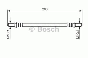 Фото Гальмівний шланг Bosch 1 987 476 587