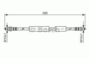 Фото Шланг гальмівний задній Bosch 1 987 476 603