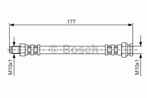 Фото Гальмівний шланг Bosch 1 987 476 671