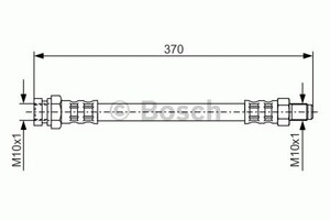 Фото Гальмівний шланг Bosch 1 987 476 681