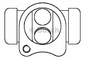 Фото Колісний гальмівний циліндр Bosch F 026 002 345