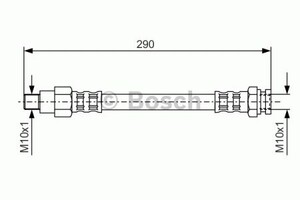 Фото Гальмівний шланг Bosch 1 987 476 707