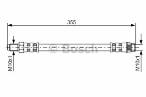 Фото Гальмівний шланг Bosch 1 987 476 729