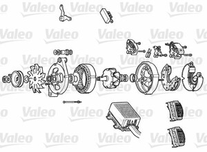 Фото Генератор Valeo A14N208M