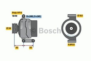 Фото Генератор Bosch 0 986 048 781