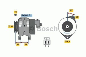 Фото Генератор Bosch 0 986 042 281