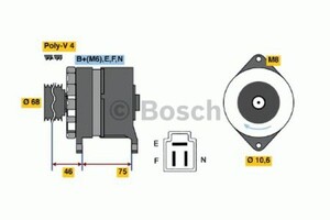 Фото Генератор Bosch 0 986 035 511