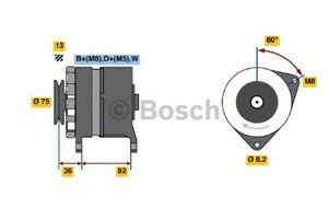 Фото Генератор Bosch 0 986 036 050