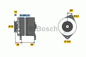 Фото Генератор Bosch 0 986 031 740