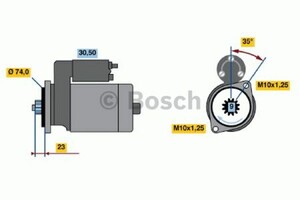 Фото Стартер Bosch 0 986 013 521