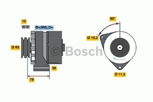 Фото Генератор Bosch 0 986 034 120