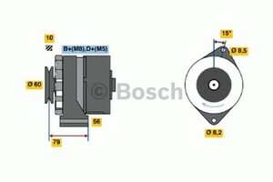 Фото Генератор Bosch 0 986 035 010