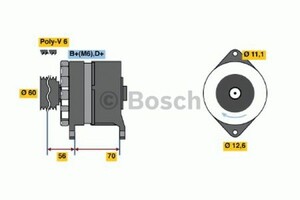 Фото Генератор Bosch 0 986 037 140