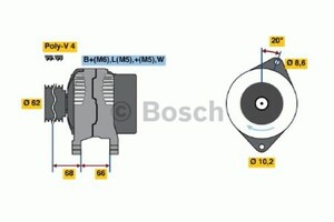 Фото Генератор Bosch 0 986 038 881