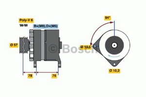 Фото Генератор Bosch 0 986 038 310